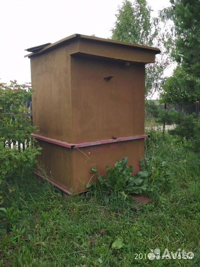 Продается металлический бак для воды емкость 5 куб