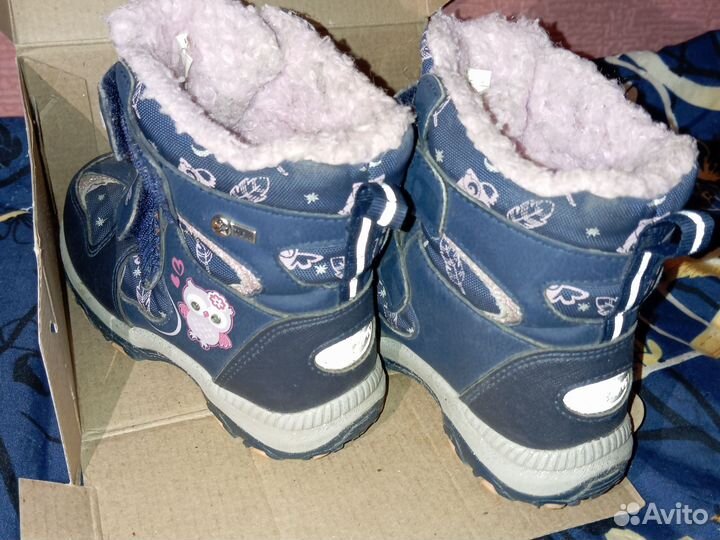 Ботинки зимние для девочки 25 размер