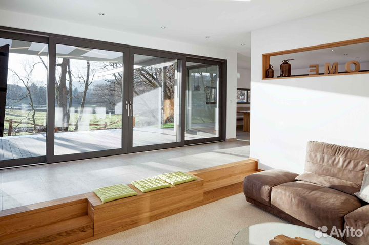 Панорамные окна и балконы