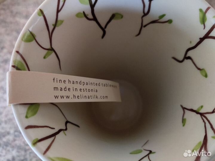 Новая кружка с росписью в виде совы из Эстонии