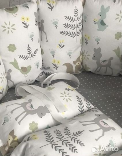 Бортики в кроватку