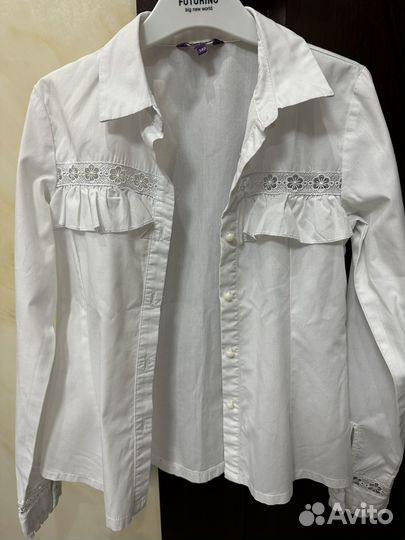 Школьные рубашки для девочек 140