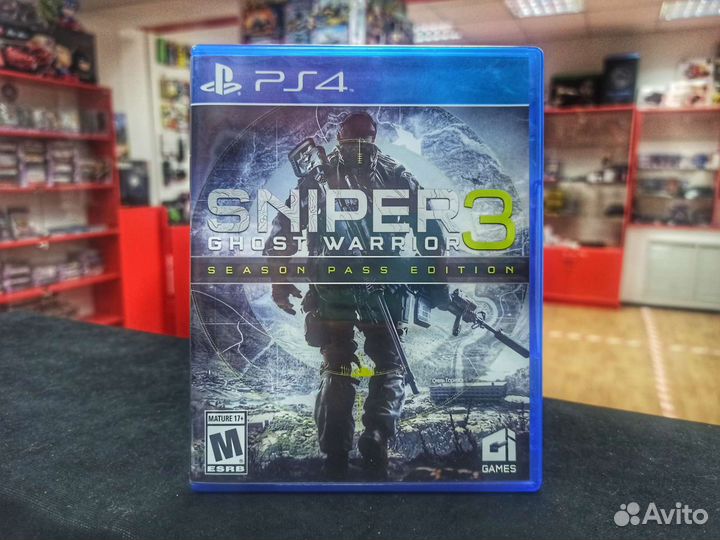 Диск PS4 Sniper 3 Ghost Warrior