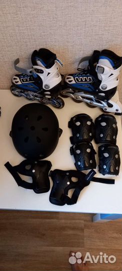 Роликовые коньки с защитой