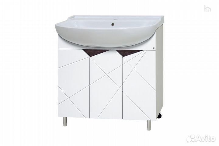 Тумба с раковиной напольная Грани