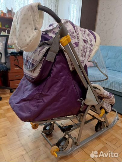 Коляска санки