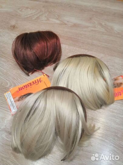 Ободок с чёлкой, парик шиньон. Новый