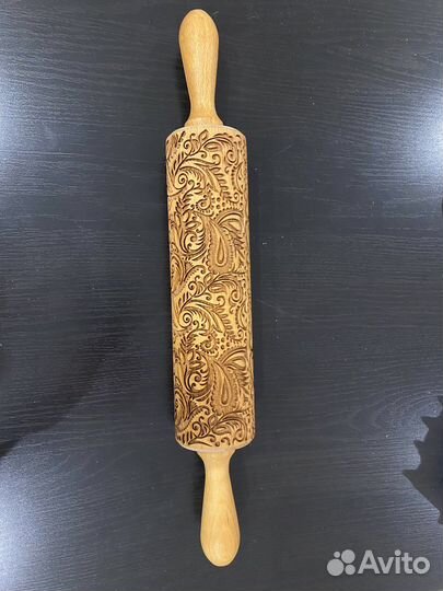 Скалка для теста с узором