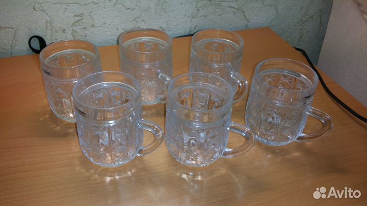 Бокалы (кружки) хрусталь СССР