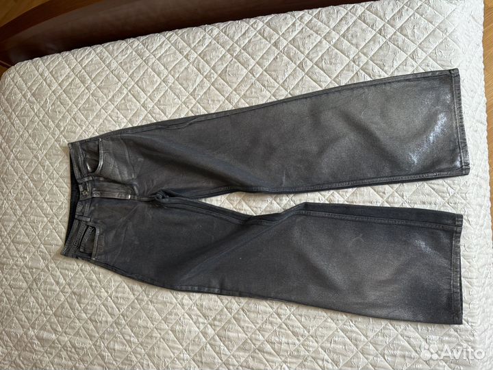 Джинсы Zara металлик