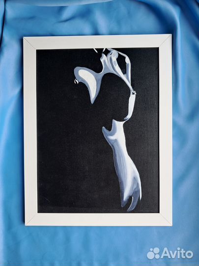 Картина маслом ню 30х40 см