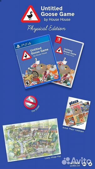 Untitled Goose Game PS4, русские субтитры