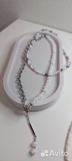 Чокер, ожерелье, колье ручной работы