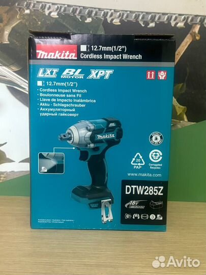 Аккумуляторный ударный гайковерт Makita DTW285Z