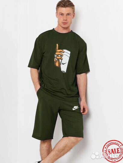 Спортивный костюм nike (футболка+шорты)