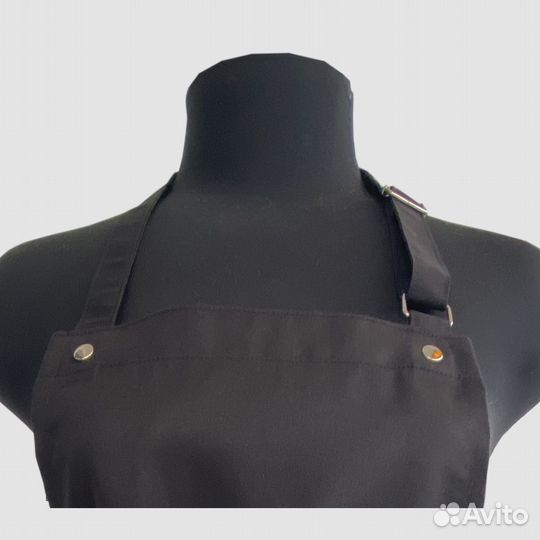 Фартук рабочий универсальный. Чёрный