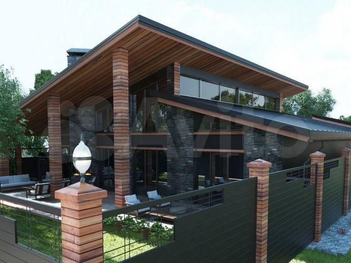 Коттедж 138 м² на участке 10 сот.