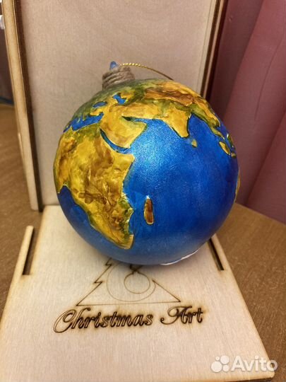 Елочная игрушка Земля