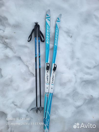 Беговые лыжи детские 130