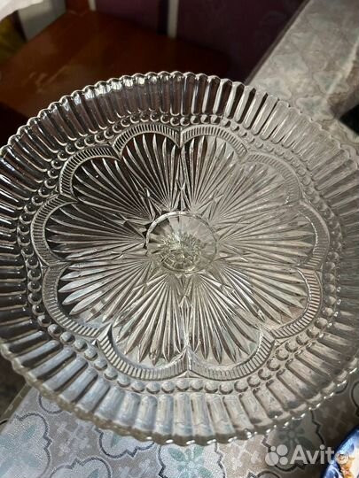 Ваза для фруктов на ножке до СССР