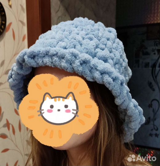 Вязаная панама