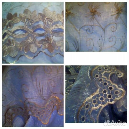 Тюль готовая на ленте и отрезы Сирия, Турция, СССР