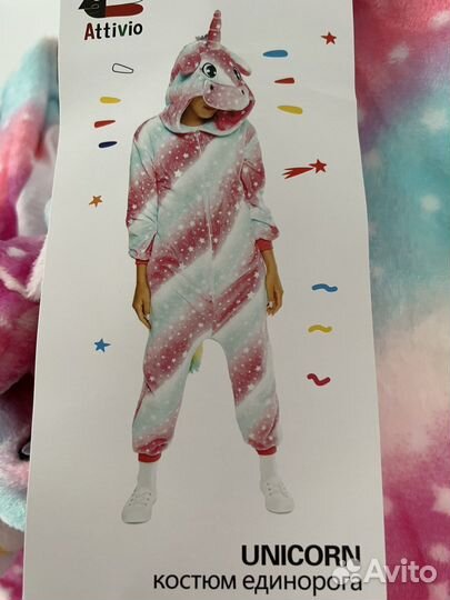 Пижама кигуруми единорог