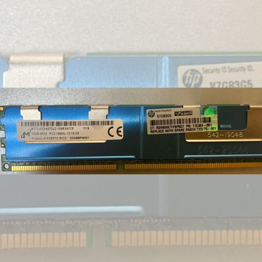 [MT72JSZS4G72LZ-1G9] Pc3-14900l 32gb Micron (Hpe) Mt72jszs4g72lz-1g9