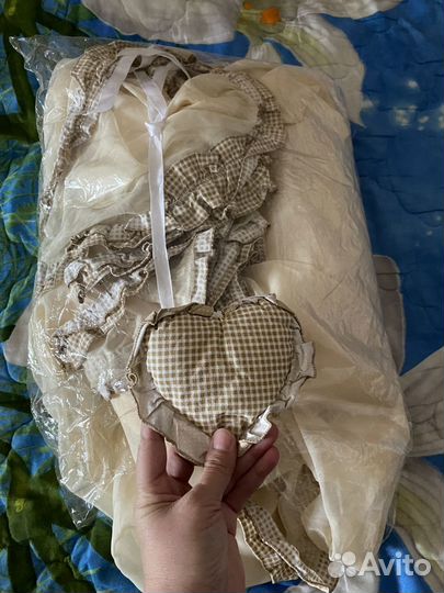 Бортики и балдахин на кроватку