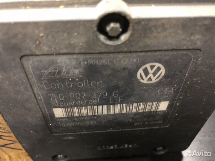 Блок абс ABS Порше Кайенн 7L0907379G