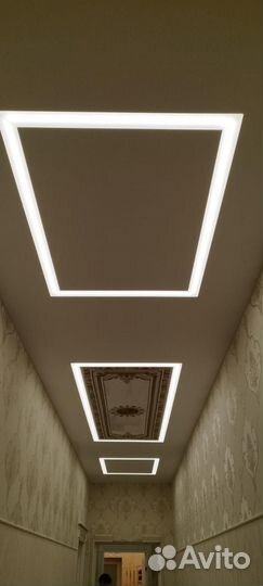 Натяжные потолки без пыли и грязи / Слив воды