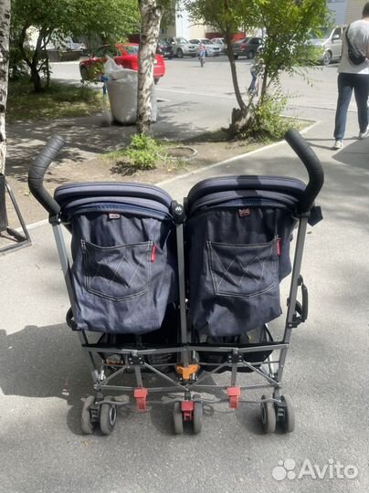 Коляска maclaren для двойни