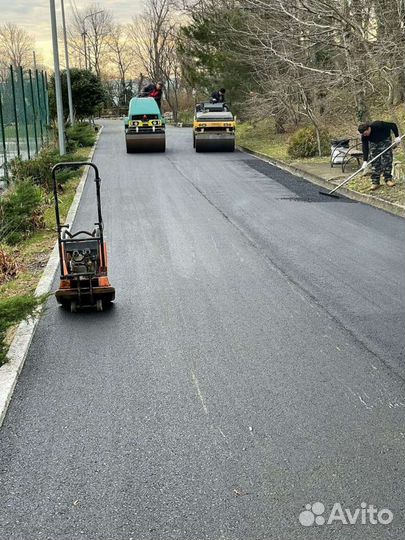 Асфальтирование, укладка асфальта, благоустройство