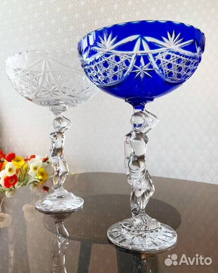 Ваза хрустальная