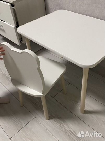 Детский стол и стул новый
