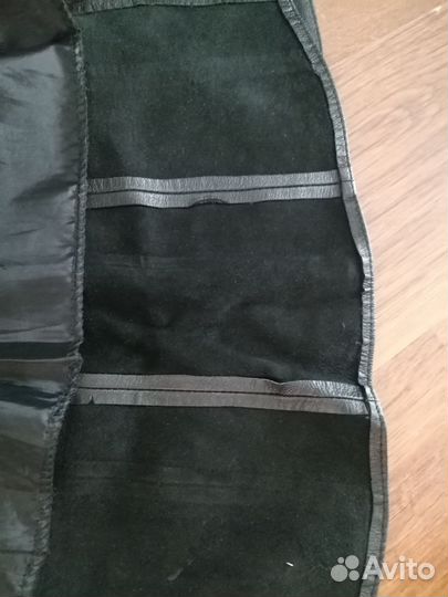 Кожаная юбка натуральная 42