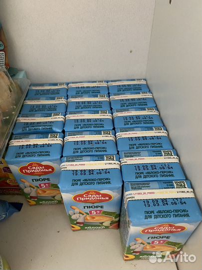 Детское питание соки, пюре