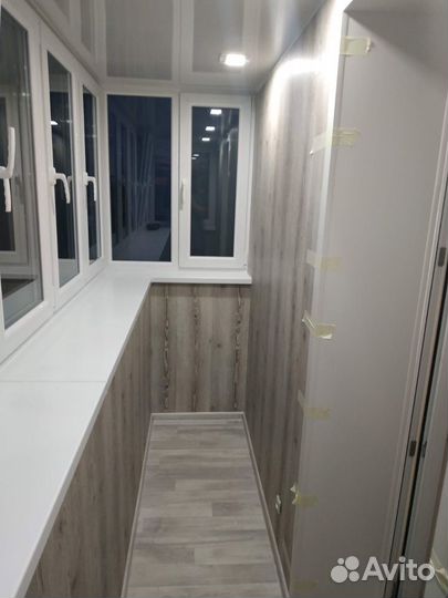 Внутренняя отделка балкона