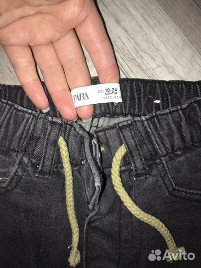 Джинсы zara для мальчика 92
