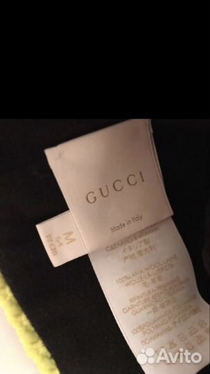 Комплект gucci Оригинал Италия шапка шарф