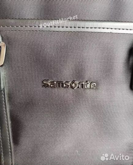 Мужская кожанная сумка Samsonite