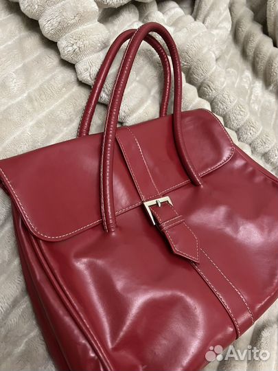 Сумка женская красная