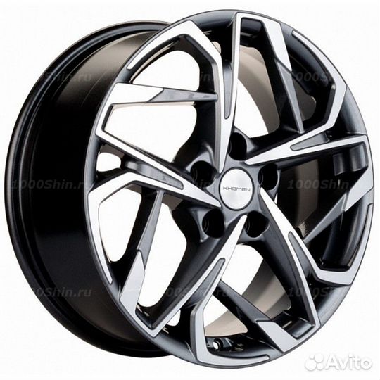 Диск 7*17 5*114,3 ET48 67,1 Khomen Wheels KHW1716 Gray-FP (Sonata)