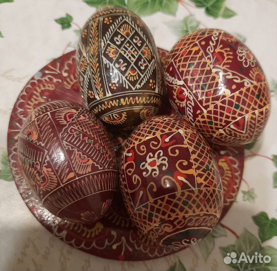 Яйцо пасхальное деревянное
