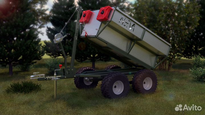 Многофункциональный прицеп для квадроциклов