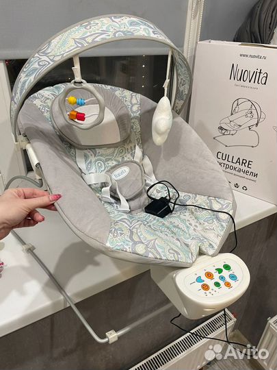 Детские качели шезлонг