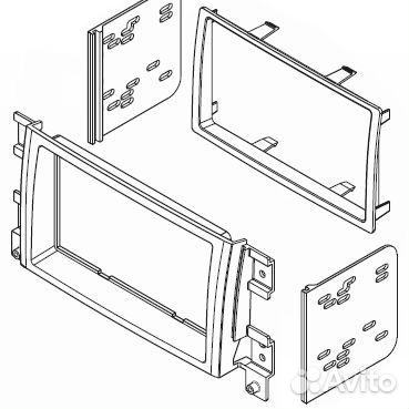 Переходная рамка suzuki grand vitara 2005-2014