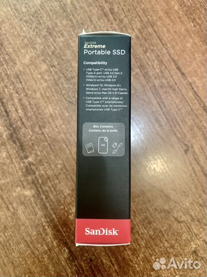 Sandisk Extreme Portable SSD 500Gb Новый