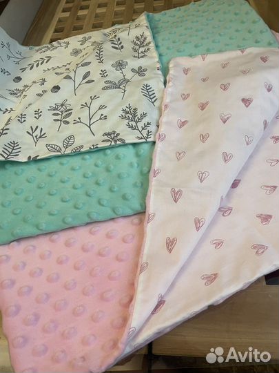 Плед детский плюшевый