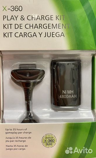 XBox 360 аккум. и зарядный кабель для контроллера